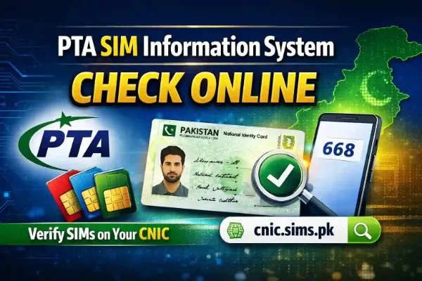 668 SIM Check Pakistan 2026