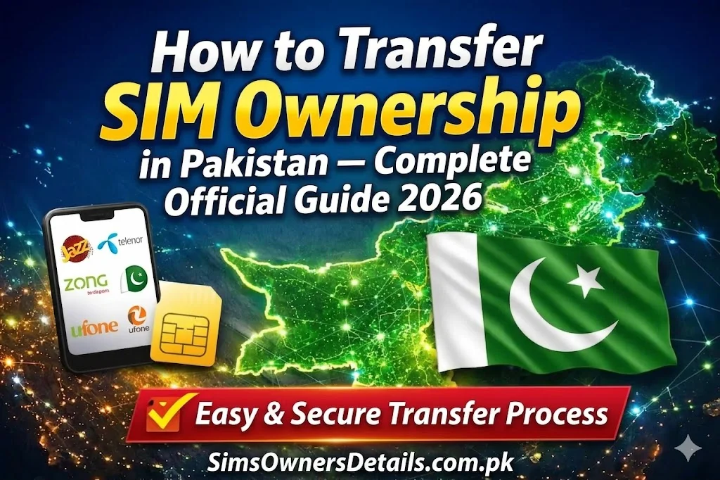 How to Transfer SIM Ownership in Pakistan — Complete Official Guide 2026